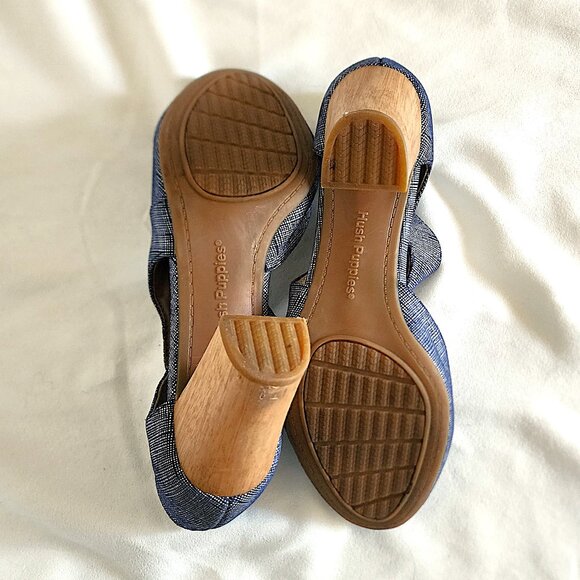 Hush Puppies blue Mary Jane heels - Picture 8 of 12